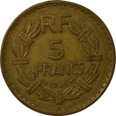 France 5 Francs Lavrillier - 1946 C Castelsarrasin