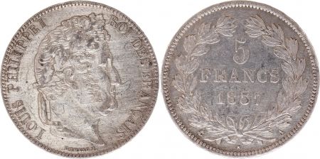 France 5 Francs Louis-Philippe 1er - 1837 A Paris