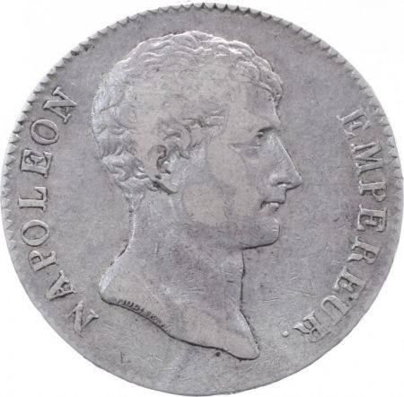 France 5 Francs Napoléon Empereur - Type Intermédiaire - An 12 A