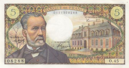 France 5 Francs Pasteur - 04-11-1966 - Série O.45