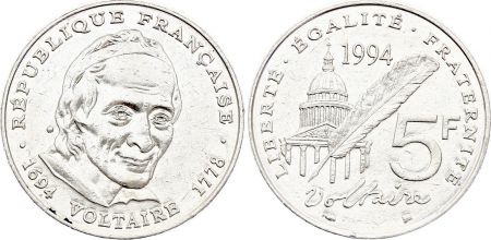 France 5 Francs Voltaire - 1994