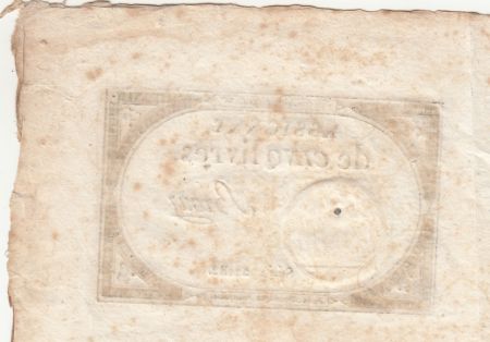 France 5 Livres - 10 Brumaire An II (31.10.1793) - Sign. Brouz - Série 22182