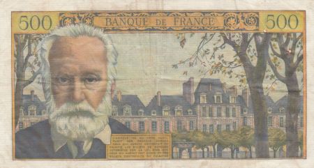 France 5 NF sur 500 Francs sur 500 Francs, Victor Hugo - D.121 - 1959