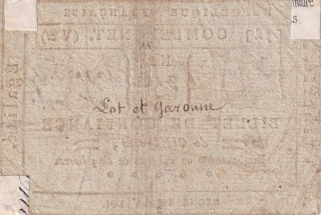 France 5 Sous - Lot et Garonne - Commune de Combebonet - 1792