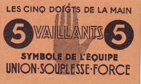 France 5 Vaillants - Union Souplesse Force - 1940-1950