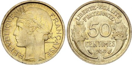 France 50 Centimes - Morlon - 1939