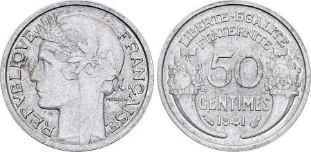 France 50 Centimes, Morlon - 1941 - poids fort