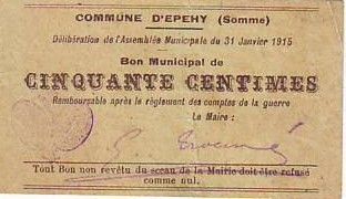 France 50 Centimes Epehy
