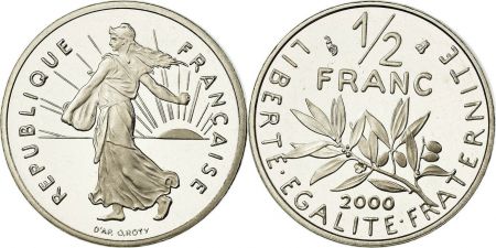 France 50 Centimes Semeuse - 2000 Frappe BU