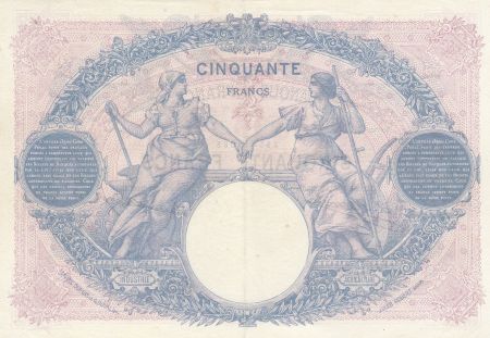 France 50 Francs - Bleu et Rose - 06-07-1926 - Série O.11819