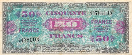 France 50 Francs - Impr. américaine (France) - 1944 - Sans Série