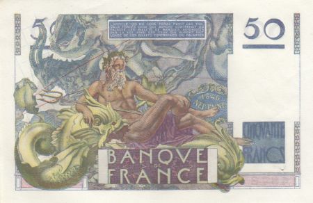 France 50 Francs - Le verrier - 02-10-1947 - Série U.80