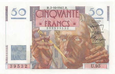 France 50 Francs - Le Verrier - 02-10-1947 - Série U.95