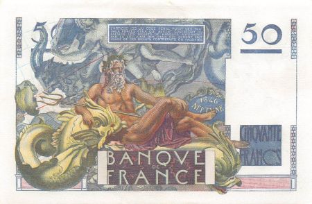 France 50 Francs - Le Verrier - 02-10-1947 - Série U.95