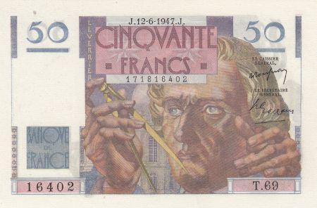 France 50 Francs - Le Verrier - 12-06-1947 - Série T.69