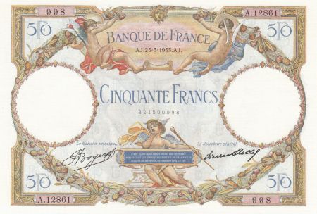 France 50 Francs - LO Merson - 23-03-1933 - Série A.12861