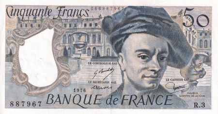 France 50 Francs - Quentin de la Tour - 1976 - Série R.3 - SUP - F.67.01