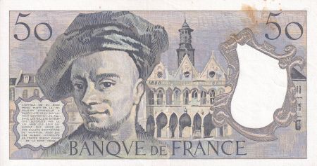 France 50 Francs - Quentin de la Tour - 1976 - Série W.1 - SUP - F.67.01