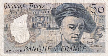 France 50 Francs - Quentin de la Tour - 1978 - Série F.11 - F.67.03