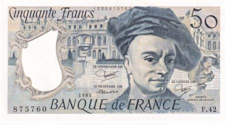 France 50 Francs - Quentin de la Tour - 1985 - Série F.42