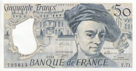 France 50 Francs - Quentin de la Tour - 1992 - Série F.71