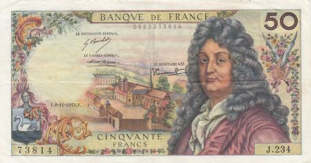 France 50 Francs - Racine - 08-11-1973 - Série J.234