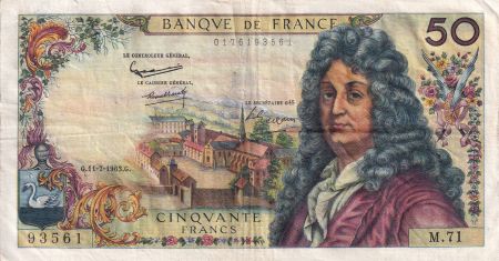 France 50 Francs - Racine - 11-07-1963 - Série M.71 - TTB - F.64.06