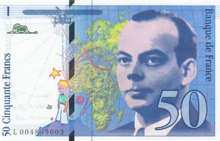 France 50 Francs - Saint-Exupéry - 1992 - Série L.004