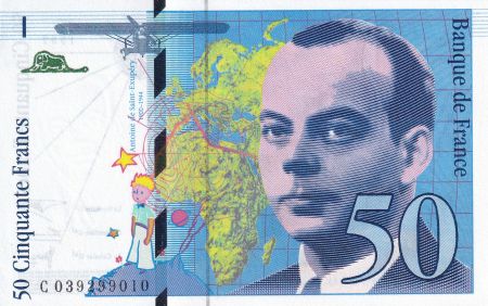 France 50 Francs - Saint-Exupéry - 1997 - Lettre C - F.73.04