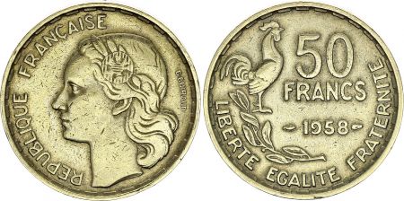 France 50 Francs  Guiraud - 1958