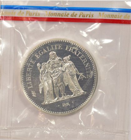 France 50 Francs Argent, Piéfort, Hercule - 1980 Pessac