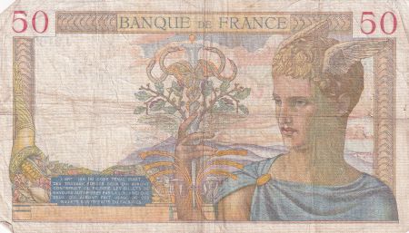 France 50 Francs Cérès - 03-11-1938 - Série J.9162