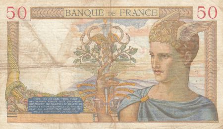 France 50 Francs Cérès - 17-01-1935 Série X.304