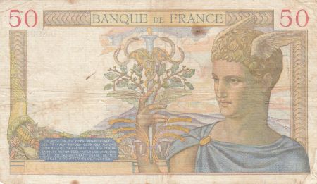 France 50 Francs Cérès - 28-04-1938 - Série D.8095