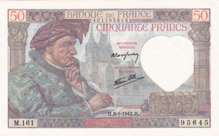 France 50 Francs Jacques Coeur - 15-05-1942 - Série M.171