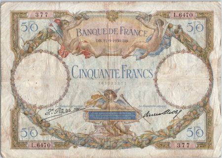 France 50 Francs LO Merson - 11-09-1930 Série L.6470