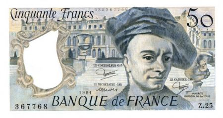 France 50 Francs Quentin de la Tour - 1981