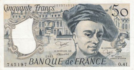 France 50 Francs Quentin de la Tour - 1985 Série O.41