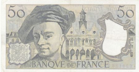 France 50 Francs Quentin de la Tour - 1992 Série D.72