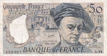 France 50 Francs Quentin de la Tour - Série A.44 - 1986 - F.67.12