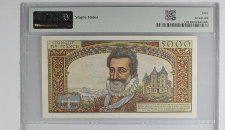 France 50 NF sur 5000 Francs - Henri IV - 05-03-1959  - Série S.100 - PMG 40