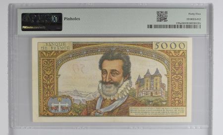 France 50 NF sur 5000 Francs - Henri IV - 30-10-1958  - Série K.93 - PMG 45