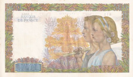 France 500 Francs - La Paix - 01-10-1942 - Série L.6964 - P.NEUF - F.32.41