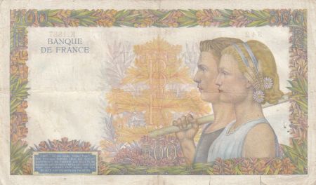 France 500 francs - La Paix - 09-01-1941 - Série K.1887