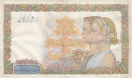 France 500 francs - La Paix - 09-04-1942 - Série R.5747