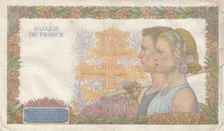 France 500 francs - La Paix - 09-04-1942 - Série Y.5757