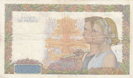 France 500 francs - La Paix - 16-05-1940 - Série A.279