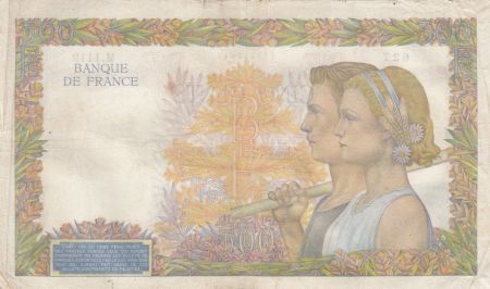 France 500 francs - La Paix - 17-10-1940 - Série M.1119