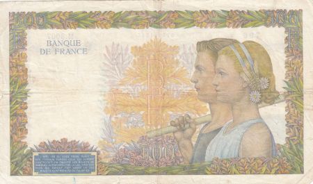 France 500 Francs - La Paix - 21-05-1941 - Série M.3007 - F.32.17