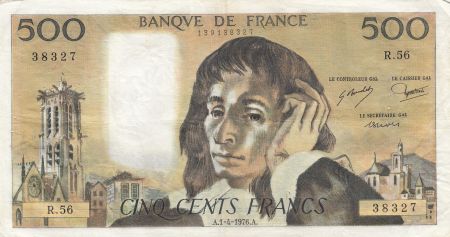 France 500 francs - Pascal - 01-04-1976 - Série R.56